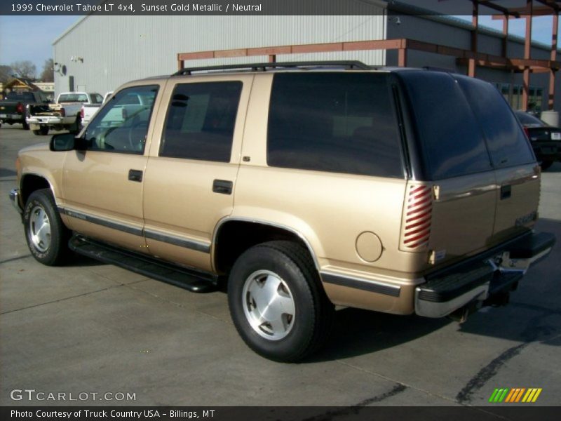Sunset Gold Metallic / Neutral 1999 Chevrolet Tahoe LT 4x4
