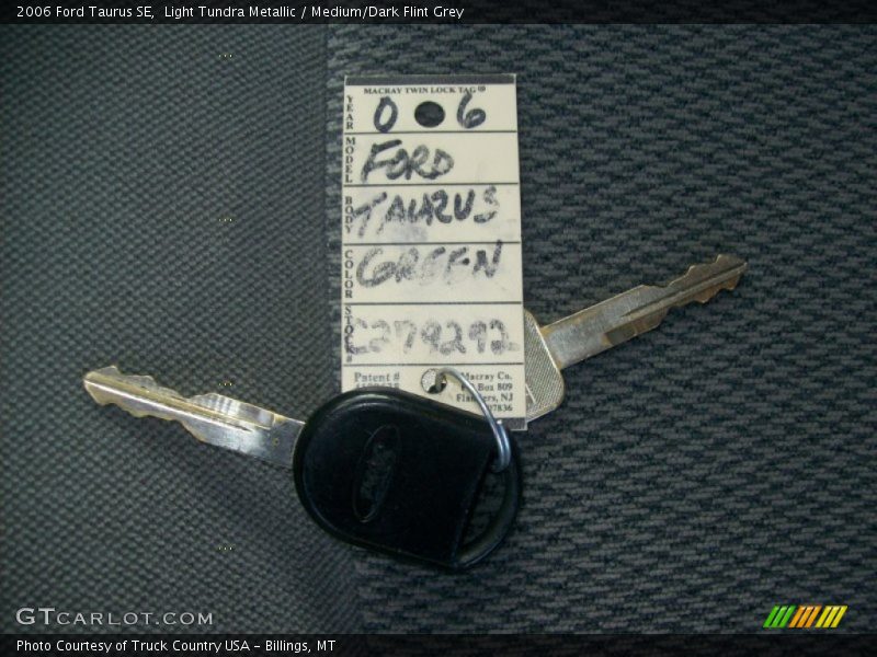 Light Tundra Metallic / Medium/Dark Flint Grey 2006 Ford Taurus SE