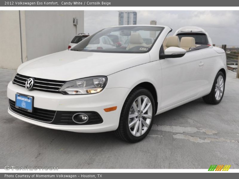 Candy White / Cornsilk Beige 2012 Volkswagen Eos Komfort