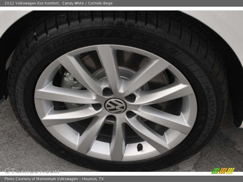 Candy White / Cornsilk Beige 2012 Volkswagen Eos Komfort