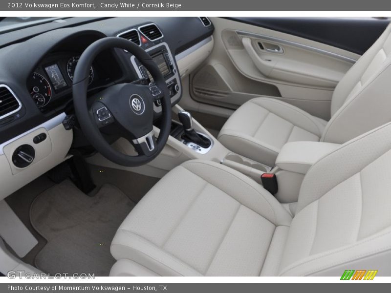 Candy White / Cornsilk Beige 2012 Volkswagen Eos Komfort