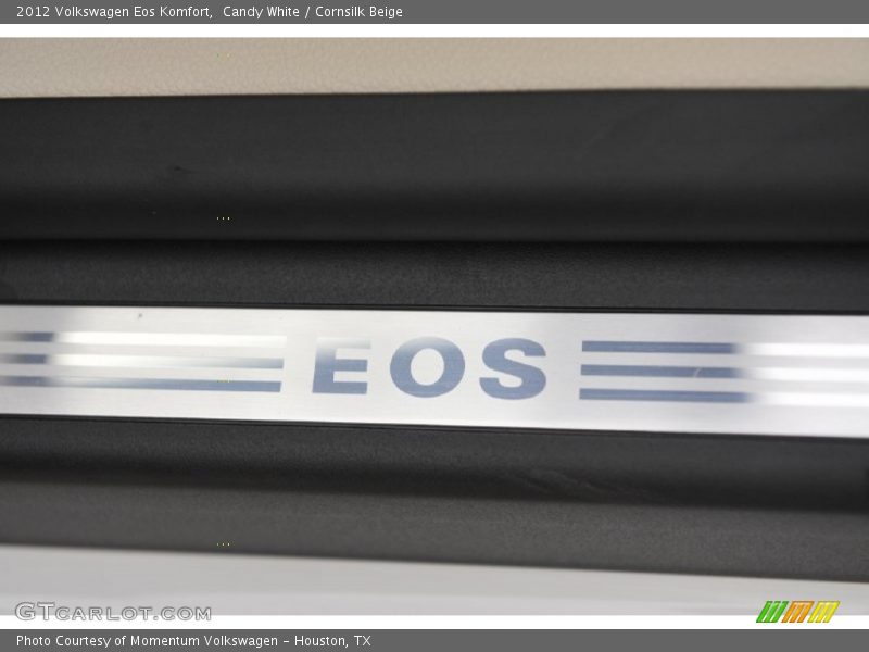 Candy White / Cornsilk Beige 2012 Volkswagen Eos Komfort