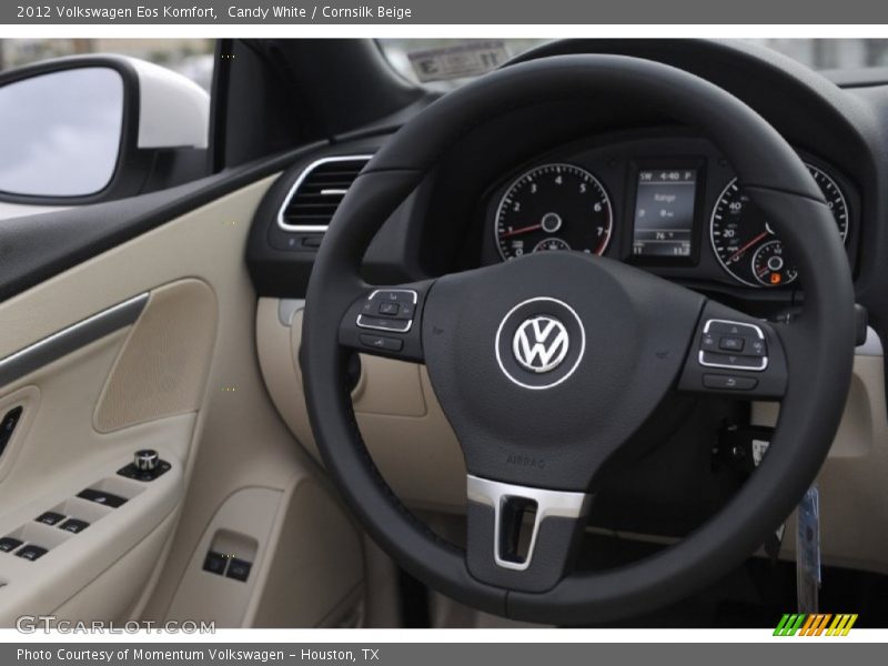 Candy White / Cornsilk Beige 2012 Volkswagen Eos Komfort