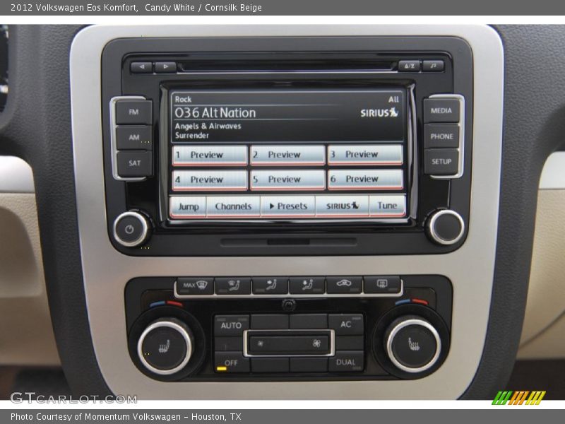 Candy White / Cornsilk Beige 2012 Volkswagen Eos Komfort
