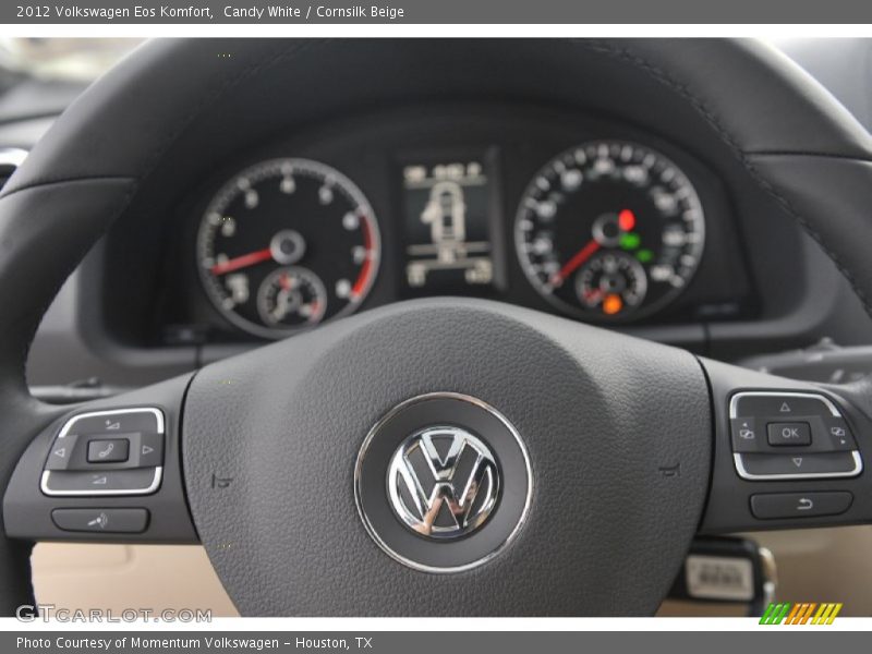 Candy White / Cornsilk Beige 2012 Volkswagen Eos Komfort