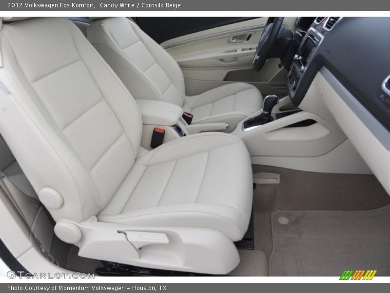 Candy White / Cornsilk Beige 2012 Volkswagen Eos Komfort