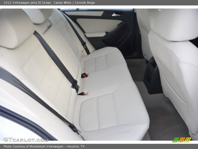 Candy White / Cornsilk Beige 2012 Volkswagen Jetta SE Sedan
