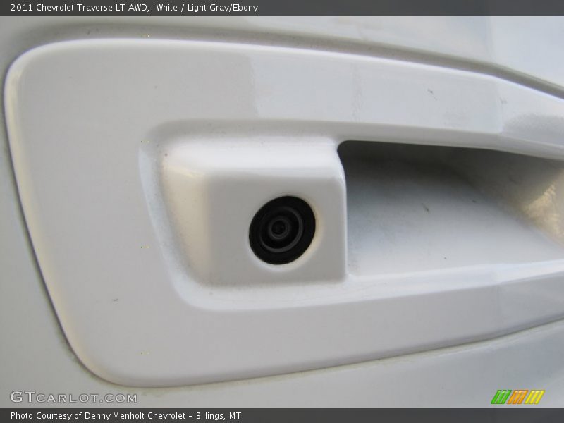 White / Light Gray/Ebony 2011 Chevrolet Traverse LT AWD