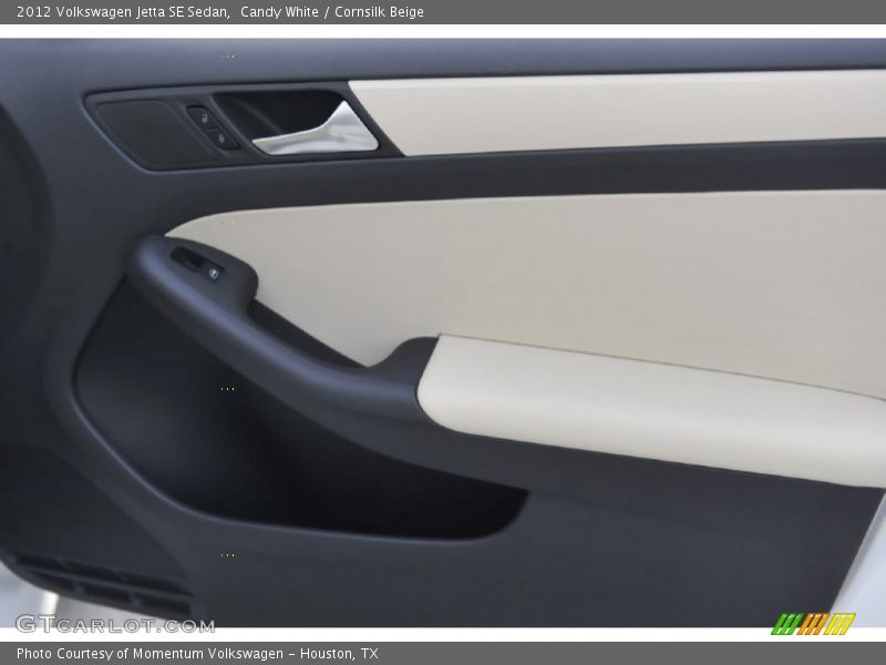 Candy White / Cornsilk Beige 2012 Volkswagen Jetta SE Sedan