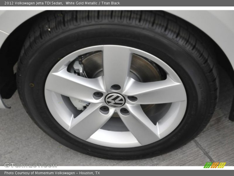 White Gold Metallic / Titan Black 2012 Volkswagen Jetta TDI Sedan