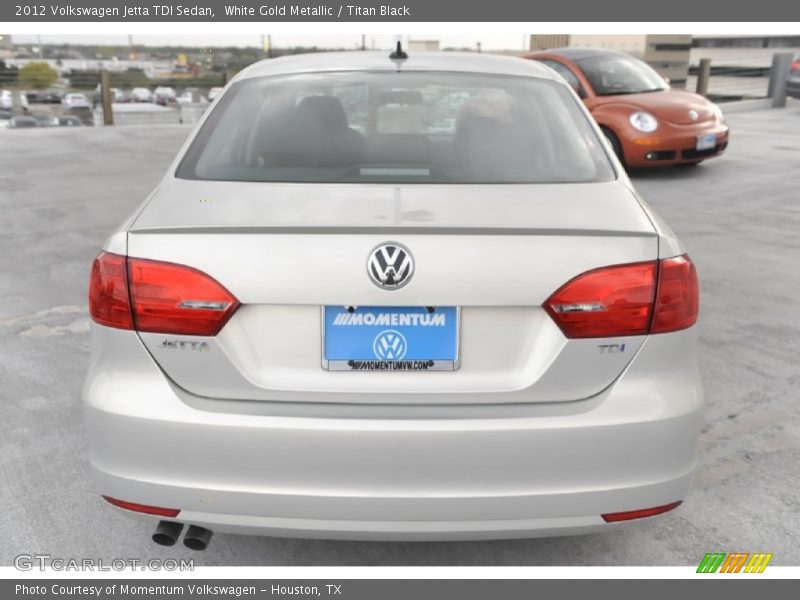 White Gold Metallic / Titan Black 2012 Volkswagen Jetta TDI Sedan