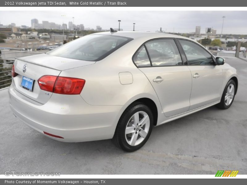 White Gold Metallic / Titan Black 2012 Volkswagen Jetta TDI Sedan