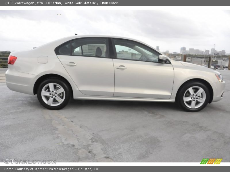 White Gold Metallic / Titan Black 2012 Volkswagen Jetta TDI Sedan