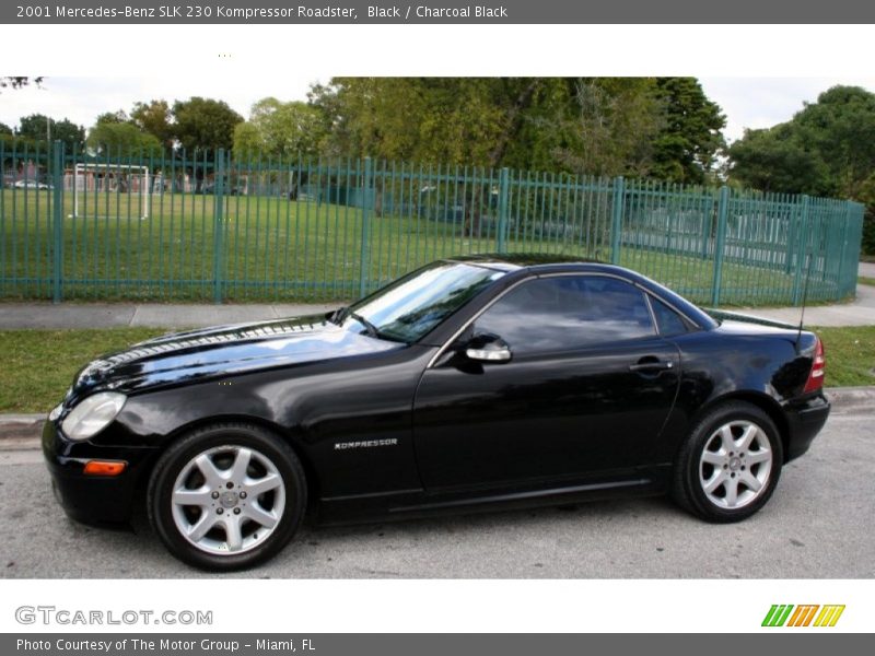 Black / Charcoal Black 2001 Mercedes-Benz SLK 230 Kompressor Roadster