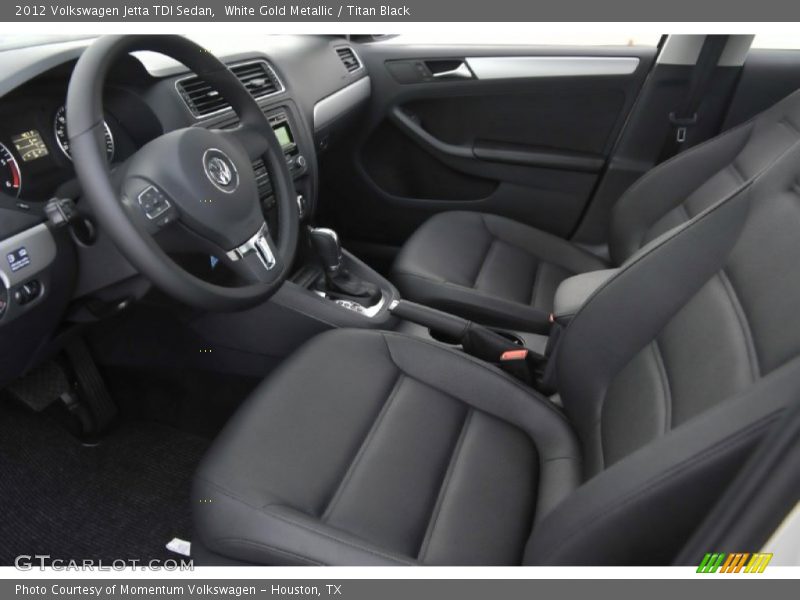 White Gold Metallic / Titan Black 2012 Volkswagen Jetta TDI Sedan