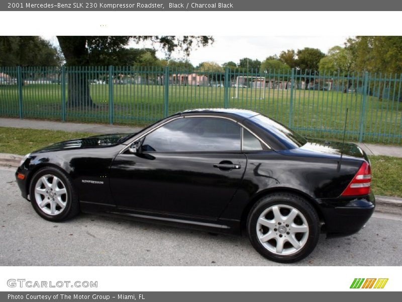 Black / Charcoal Black 2001 Mercedes-Benz SLK 230 Kompressor Roadster