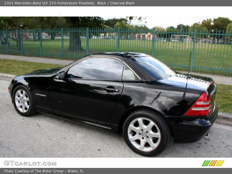 Black / Charcoal Black 2001 Mercedes-Benz SLK 230 Kompressor Roadster