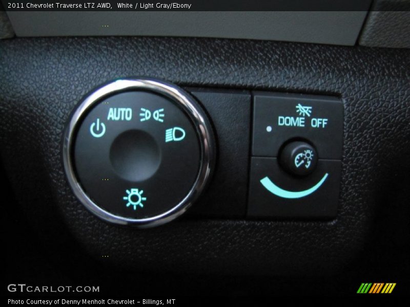 White / Light Gray/Ebony 2011 Chevrolet Traverse LTZ AWD