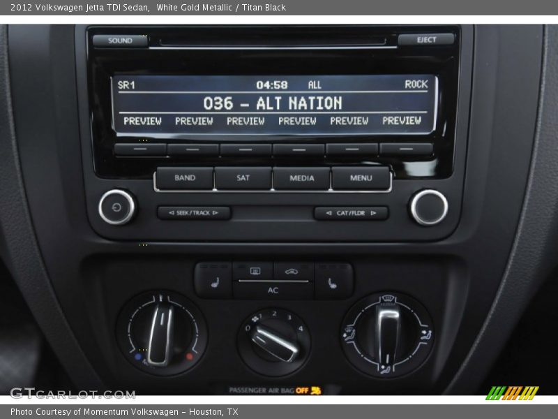White Gold Metallic / Titan Black 2012 Volkswagen Jetta TDI Sedan