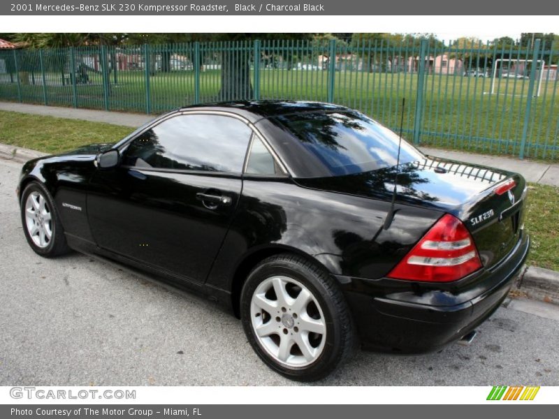 Black / Charcoal Black 2001 Mercedes-Benz SLK 230 Kompressor Roadster