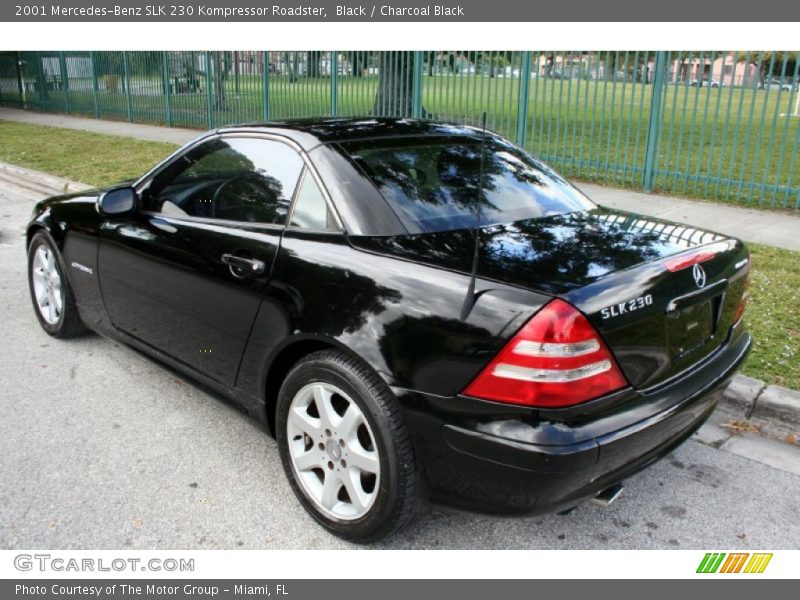 Black / Charcoal Black 2001 Mercedes-Benz SLK 230 Kompressor Roadster