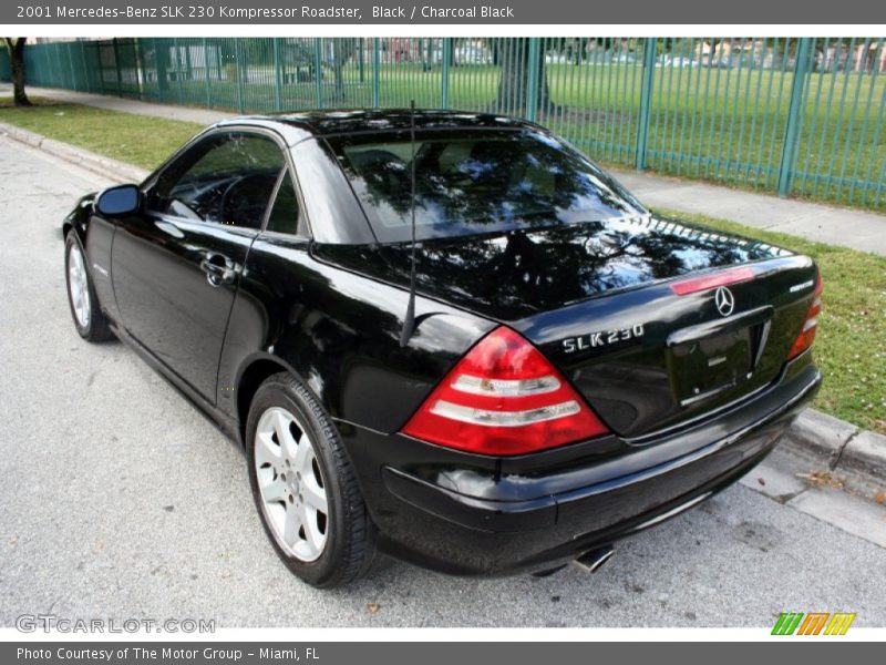 Black / Charcoal Black 2001 Mercedes-Benz SLK 230 Kompressor Roadster