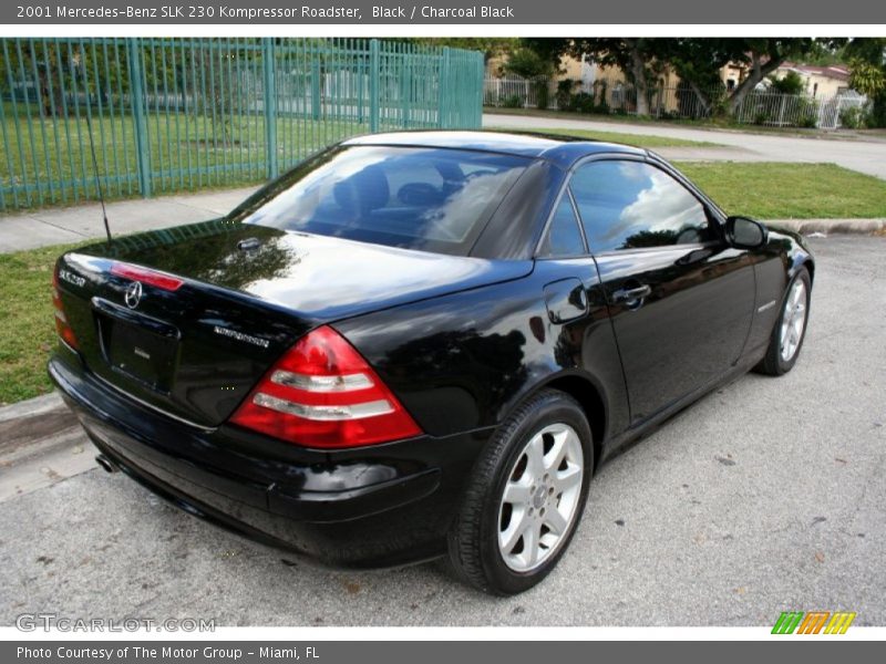 Black / Charcoal Black 2001 Mercedes-Benz SLK 230 Kompressor Roadster