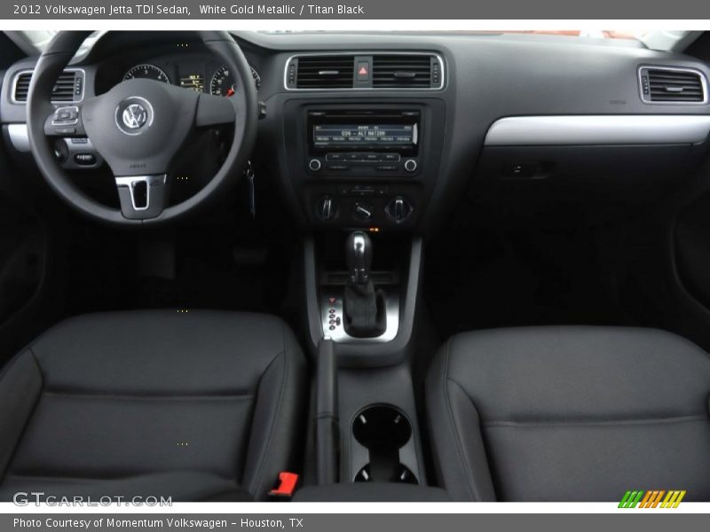 White Gold Metallic / Titan Black 2012 Volkswagen Jetta TDI Sedan