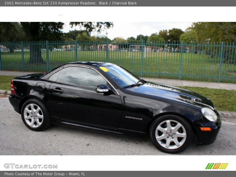 Black / Charcoal Black 2001 Mercedes-Benz SLK 230 Kompressor Roadster