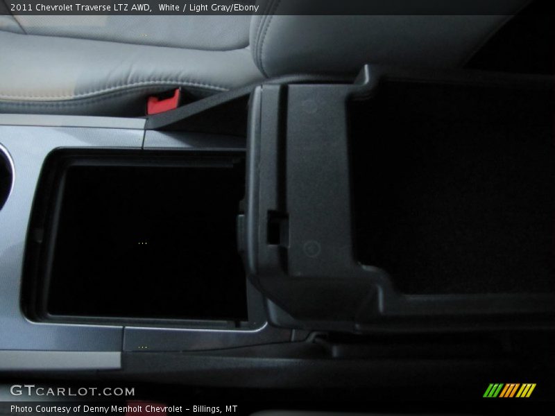 White / Light Gray/Ebony 2011 Chevrolet Traverse LTZ AWD