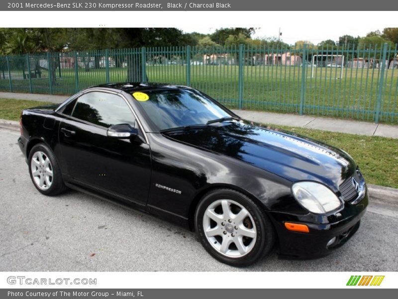 Black / Charcoal Black 2001 Mercedes-Benz SLK 230 Kompressor Roadster
