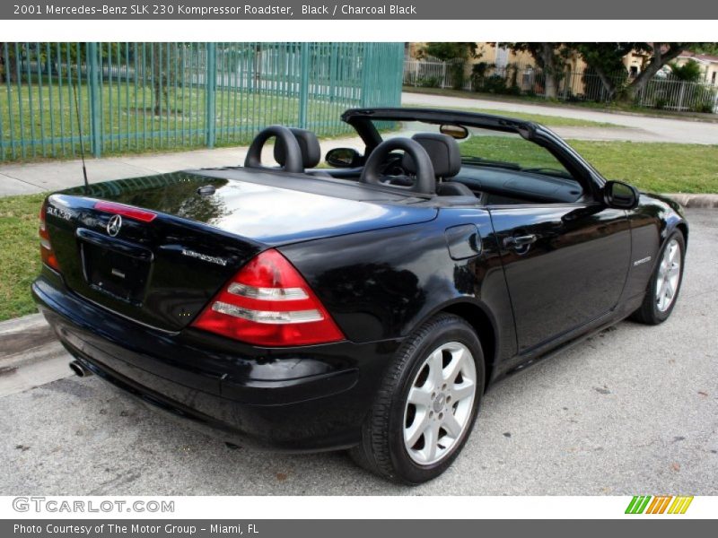 Black / Charcoal Black 2001 Mercedes-Benz SLK 230 Kompressor Roadster