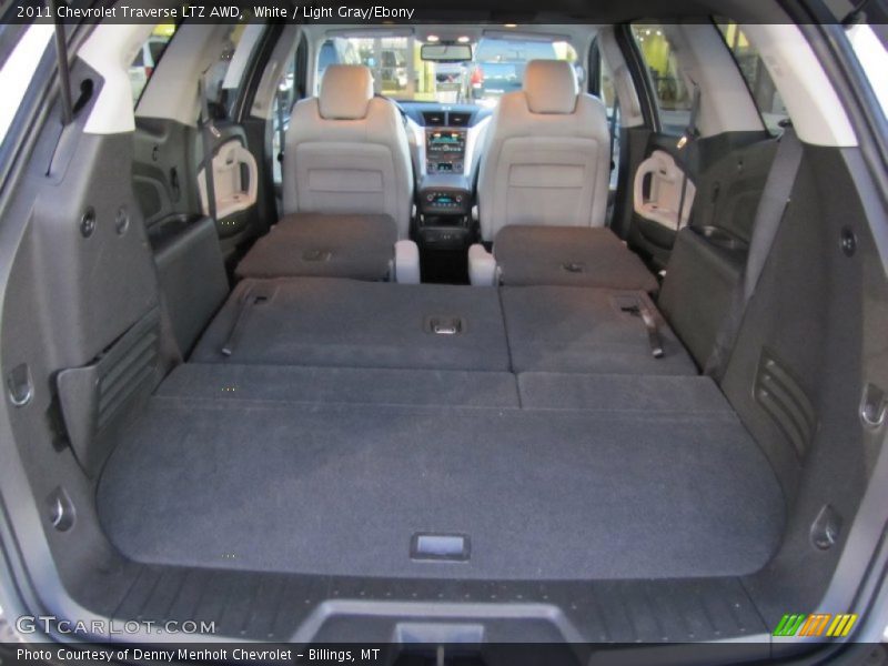 White / Light Gray/Ebony 2011 Chevrolet Traverse LTZ AWD
