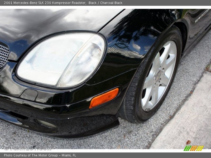 Black / Charcoal Black 2001 Mercedes-Benz SLK 230 Kompressor Roadster