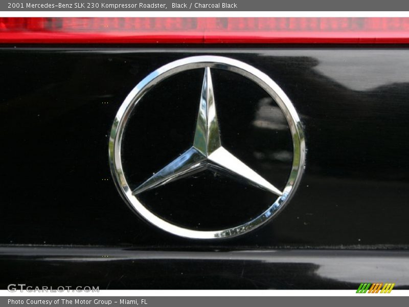 Black / Charcoal Black 2001 Mercedes-Benz SLK 230 Kompressor Roadster