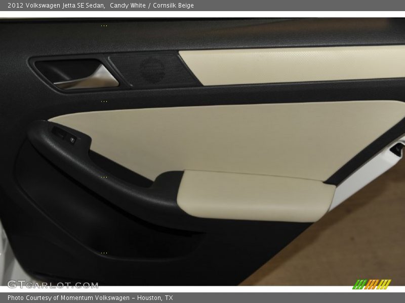 Candy White / Cornsilk Beige 2012 Volkswagen Jetta SE Sedan