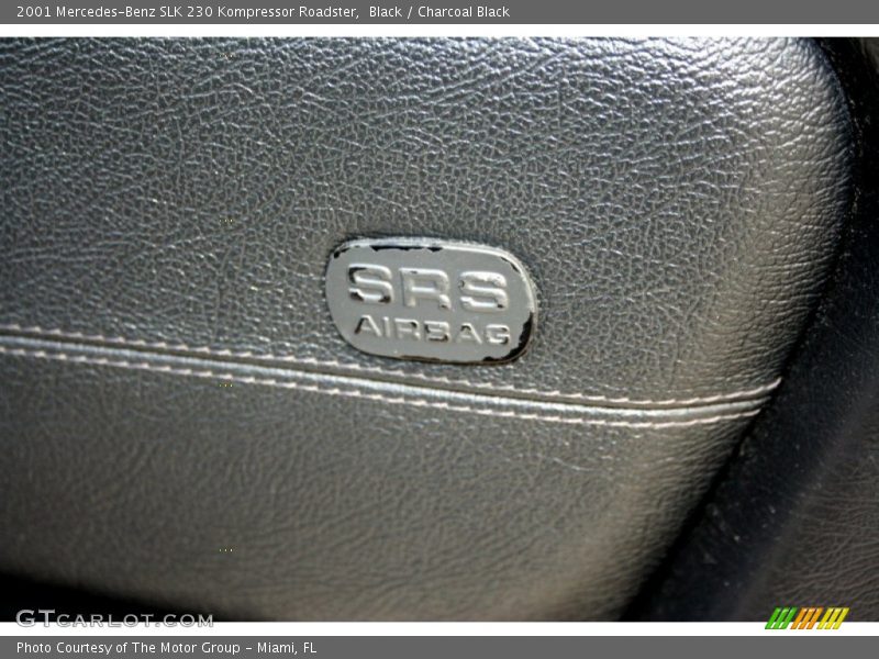 Black / Charcoal Black 2001 Mercedes-Benz SLK 230 Kompressor Roadster