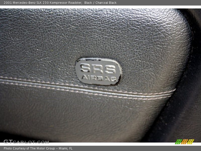 Black / Charcoal Black 2001 Mercedes-Benz SLK 230 Kompressor Roadster