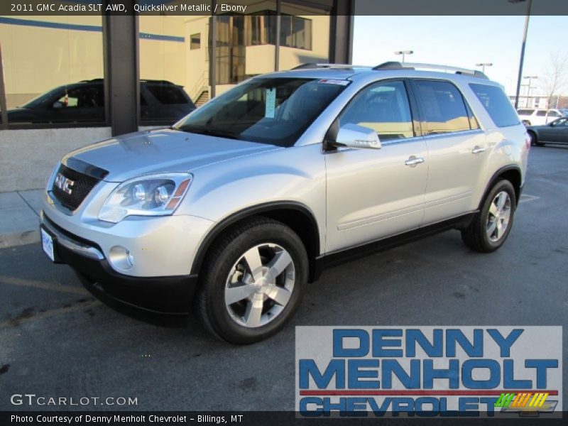Quicksilver Metallic / Ebony 2011 GMC Acadia SLT AWD