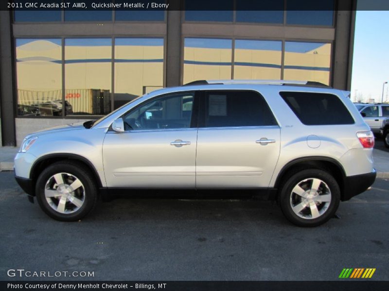 Quicksilver Metallic / Ebony 2011 GMC Acadia SLT AWD