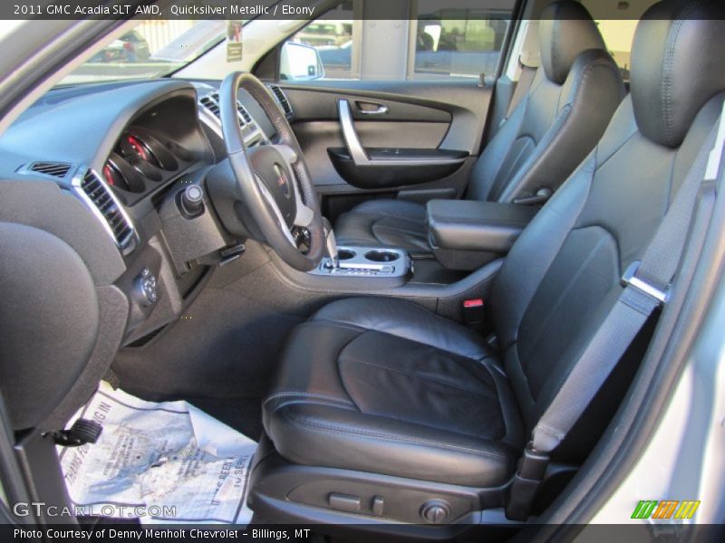 Quicksilver Metallic / Ebony 2011 GMC Acadia SLT AWD