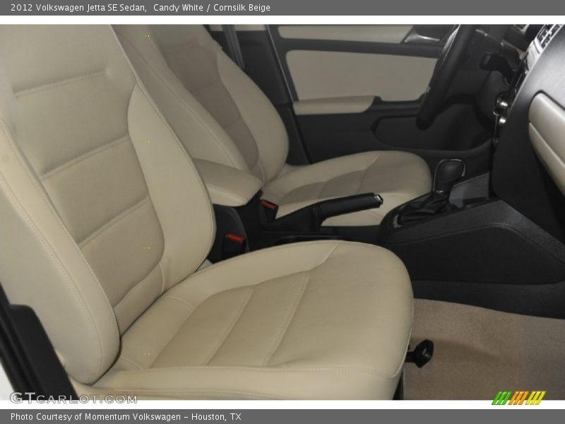 Candy White / Cornsilk Beige 2012 Volkswagen Jetta SE Sedan