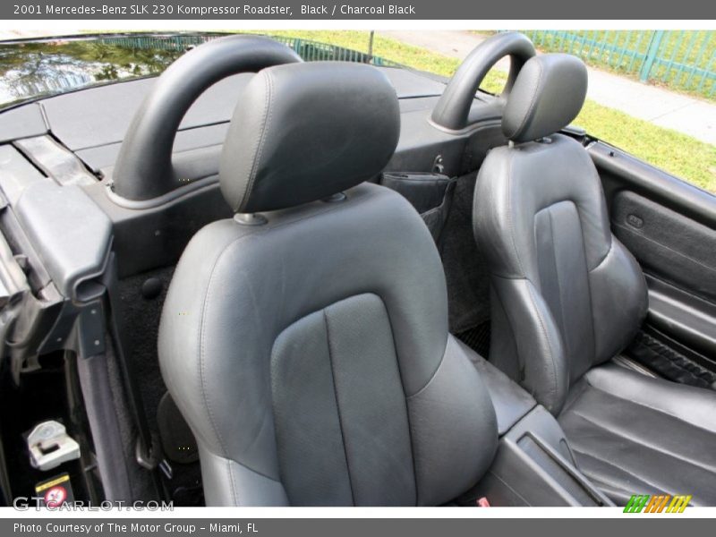 Black / Charcoal Black 2001 Mercedes-Benz SLK 230 Kompressor Roadster