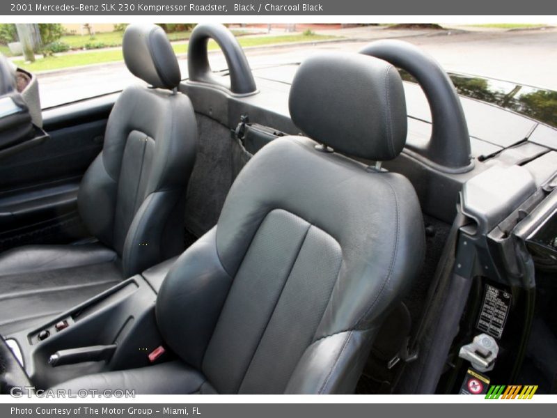 Black / Charcoal Black 2001 Mercedes-Benz SLK 230 Kompressor Roadster