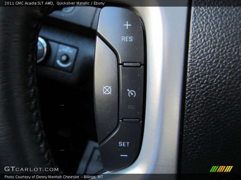 Quicksilver Metallic / Ebony 2011 GMC Acadia SLT AWD