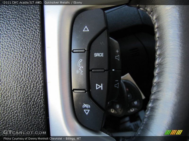 Quicksilver Metallic / Ebony 2011 GMC Acadia SLT AWD