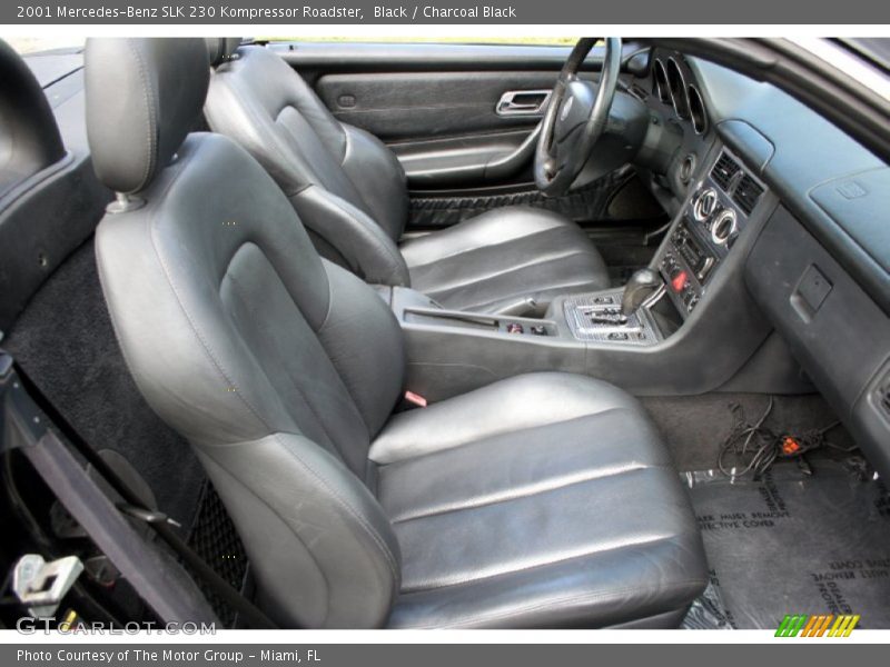 Black / Charcoal Black 2001 Mercedes-Benz SLK 230 Kompressor Roadster