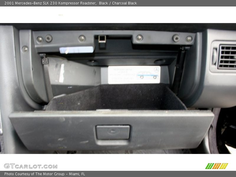 Black / Charcoal Black 2001 Mercedes-Benz SLK 230 Kompressor Roadster