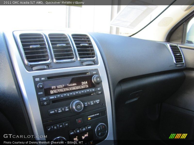 Quicksilver Metallic / Ebony 2011 GMC Acadia SLT AWD