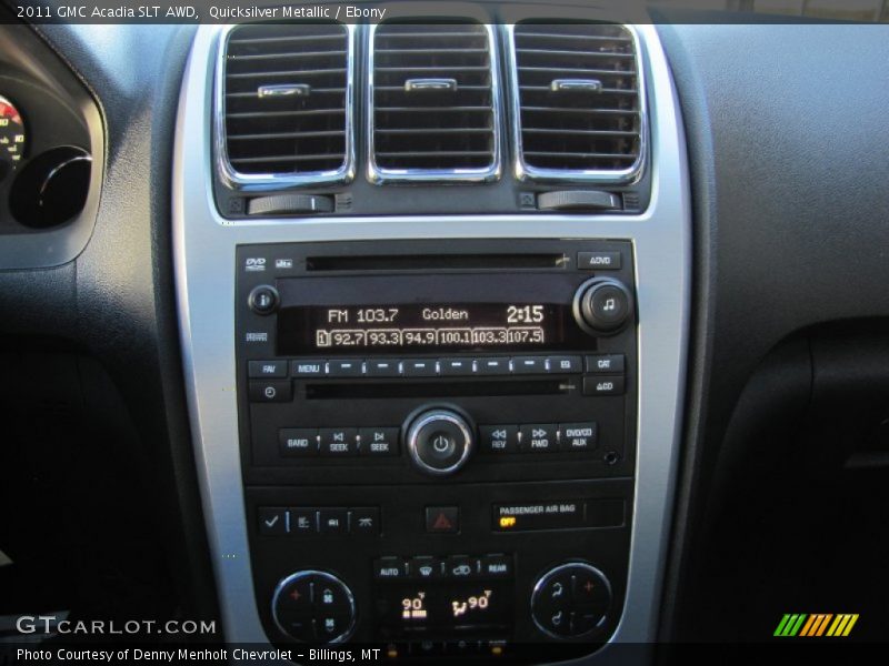 Quicksilver Metallic / Ebony 2011 GMC Acadia SLT AWD